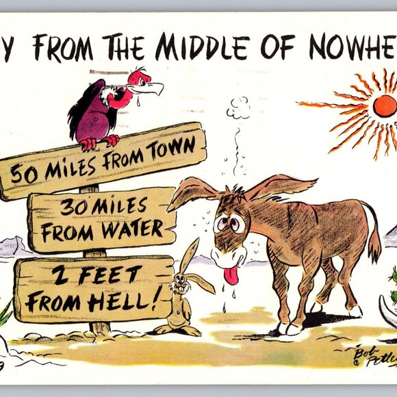 Postcards Lot of 8 Humor Vintage Posted & Unposted #915 - Picture 7 of 16